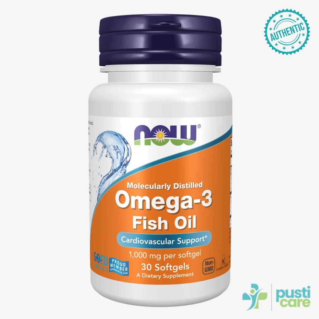 NOW® Omega-3 Fish Oil – 1000mg – 30 Softgels